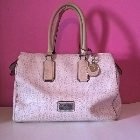 Guess Handbags - womens guess purse large pink